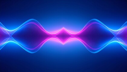 Abstract wave design in vibrant colors