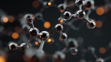 Molecular structure atoms science connections research technology