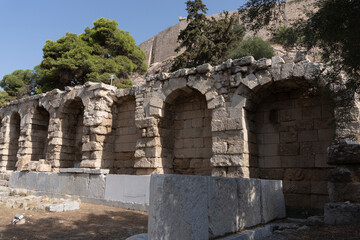 Stoa of Eumenes on the Acropolis of Athens, Greece