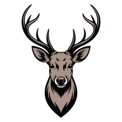 deer head vector