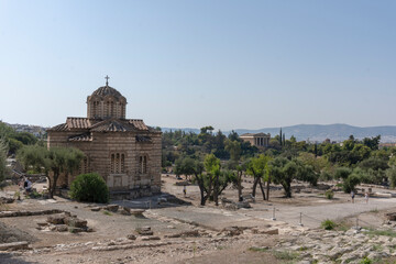 Church of the Holy Apostles of Solki, a Byzantine basilica in Athens, Greece