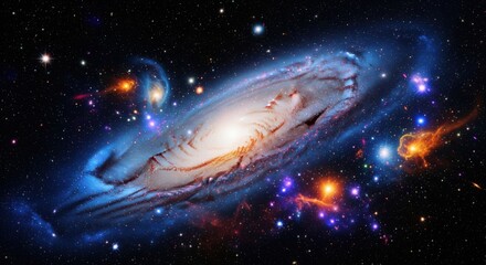 Fototapeta premium Captivating Galaxy Desktop Wallpaper 