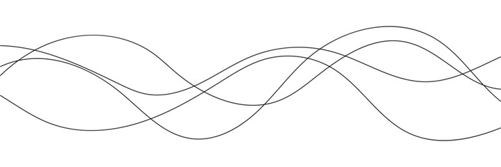 Abstract white smooth element swoosh speed wave modern stream transparent background. Abstract wave line for banner, template, wallpaper background with wave design. Vector EPS 10