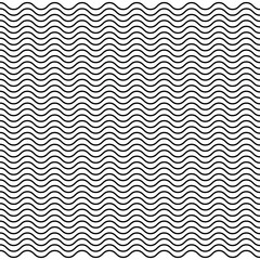 Set of wavy horizontal lines on a white background. Vector design element. EPS 10