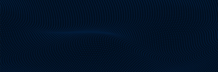 Abstract Waving Particle Technology Background Design. Abstract wave moving dots flow particles, hi-tech and big data background design. vector illustrator,