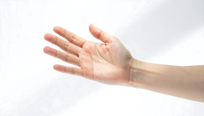 Close-up of a light-skinned hand