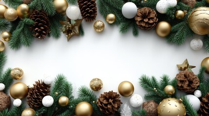 Thoughtfully wrapped gifts adorned with twine and pinecones sit on a table, showcasing a cozy, natural decor style