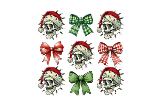 Skull Christmas Images – Browse 40,525 Stock Photos, Vectors, and