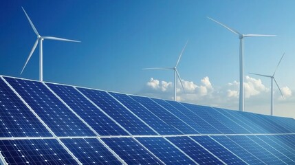 Solar Panels and Wind Turbines