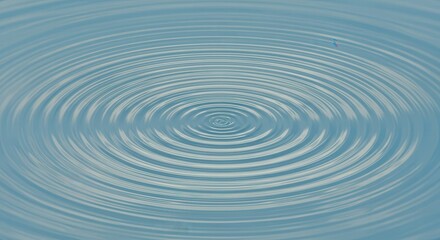 Fototapeta premium Ripple effect on the surface of the water