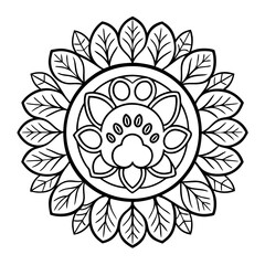 abstract floral ornament