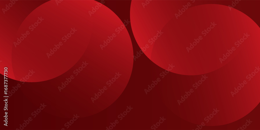 Wall mural red abstract background. dynamic shapes composition simple modern graphic design