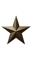 Obraz premium Bronze Star's Shadow