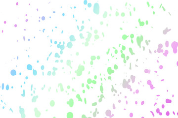 A vibrant and shiny holographic splatter pattern with a dreamy pastel palette of pink, yellow, and blue. This high-resolution PNG file with a transparent background is ideal for lively digital designs