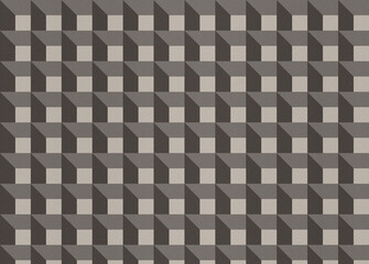 Geometric cube pattern with light and shadow, perfect for modern backgrounds or design elements