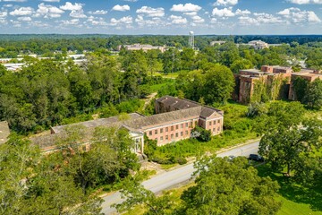 Naklejka premium central state hospital, milledgeville, georgia