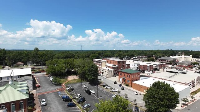 Buford, Georgia Gwinnett County USA Aerial of City
