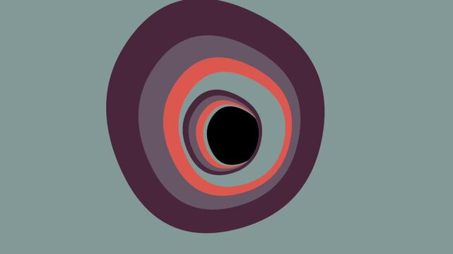 Vector Art Tunnel with Hole