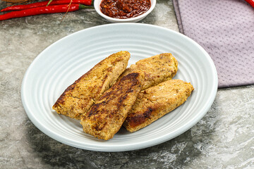 Indian chiken kebab minced meat