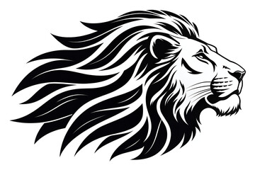lion head vector