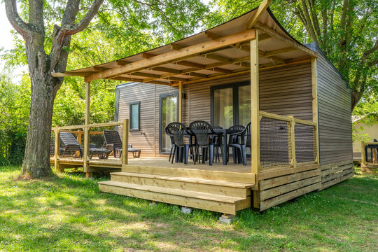 Un mobilhome de camping