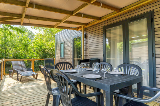 Un mobilhome de camping