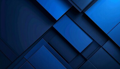 Fototapeta premium Abstract geometric blue design