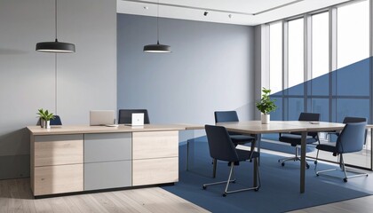 Modern office meeting room design
