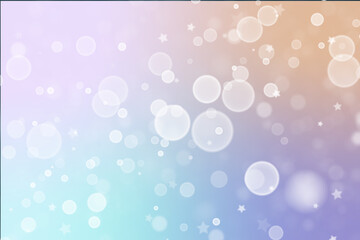 Pastel Bokeh Gradient Background. Soft pastel gradient background with glowing bokeh circles and dreamy light blur. Ideal for modern design, digital art, and abstract wallpapers.