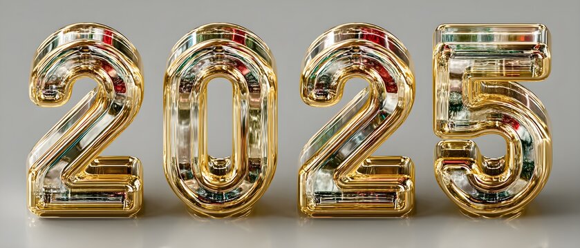 Golden Gradient Amber Yellow Gold Bright Highlights Illusion Embossed Depth Glossy Reflections Looks Like Typography Digits 2026 Branding Social Media Poster Banner Marketing Ecommerce W SEO Optimized