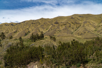 Scenic View of the Peruvian Andes in Cusco, Peru – Majestic Mountain Landscape