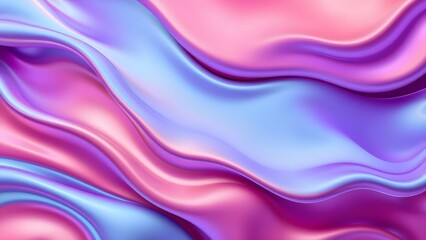 Obraz premium Abstract Fluid Shapes - Glossy Organic Design Creative