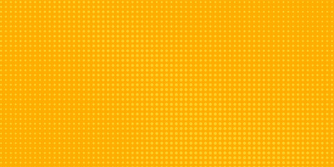 Yellow halftone pattern. Retro comic gradient background.