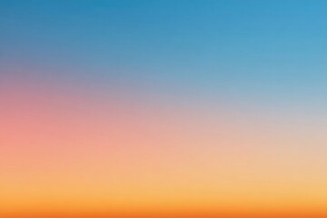 Naklejka premium Soft gradient of sunset colors
