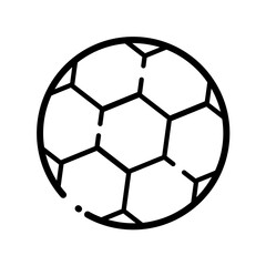 Obraz premium Soccer ball - vector icon