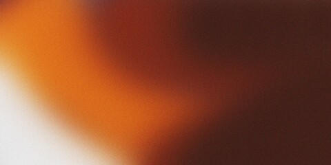 Orange and Dark Brown Gradient with Grain Texture abstract