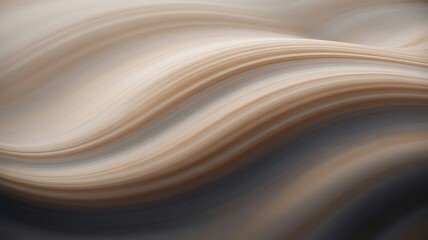 Obraz premium Flowing waves of beige and brown abstract background