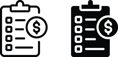 Financial Checklist Icon