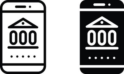 Mobile Banking App Icon