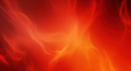 Abstract red smoke background with soft light and smooth flowing textures