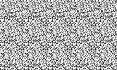 Naklejka premium Seamless floral fabric pattern on a black and white vintage textile backdrop.