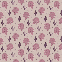 Desert chic seamless vector pattern
