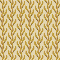 Botanical bliss seamless vector pattern