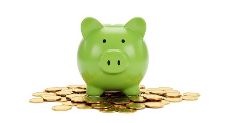 
Green Piggy Bank: Saving Gold for Your Future

Financial Planning and Growth with a Piggy Bank

Earning and Saving: A Green Piggy Bank Concept
