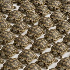 Obraz premium Just hatched little baby tutles