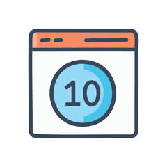 Website timer displaying ten seconds remaining.