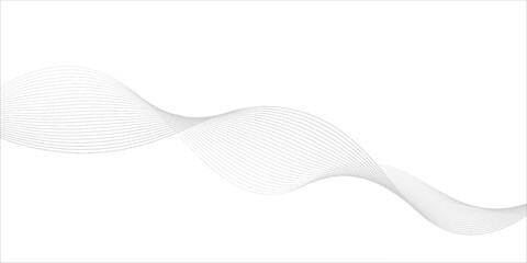 abstract white background with gradient color and artistic dynamic line decoration