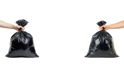 Trash bag transparent png background