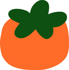 Fresh orange isolated on transparent background