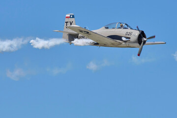 2025 Cleveland Air Show Marine Corp prop training plane